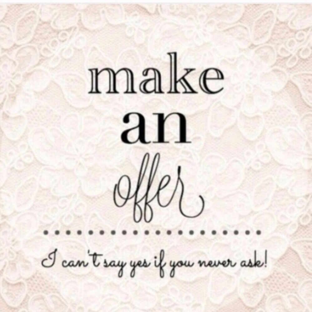 Reasonable offers welcome!